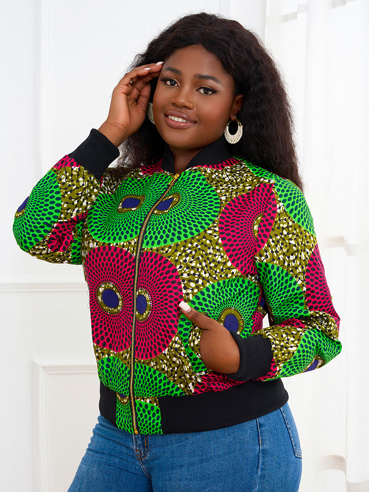 African Ankara Print Jacket For unisex