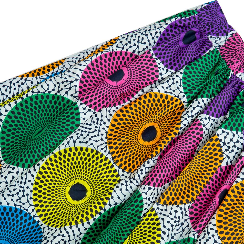 African Women Wax Print Maxi Skirt