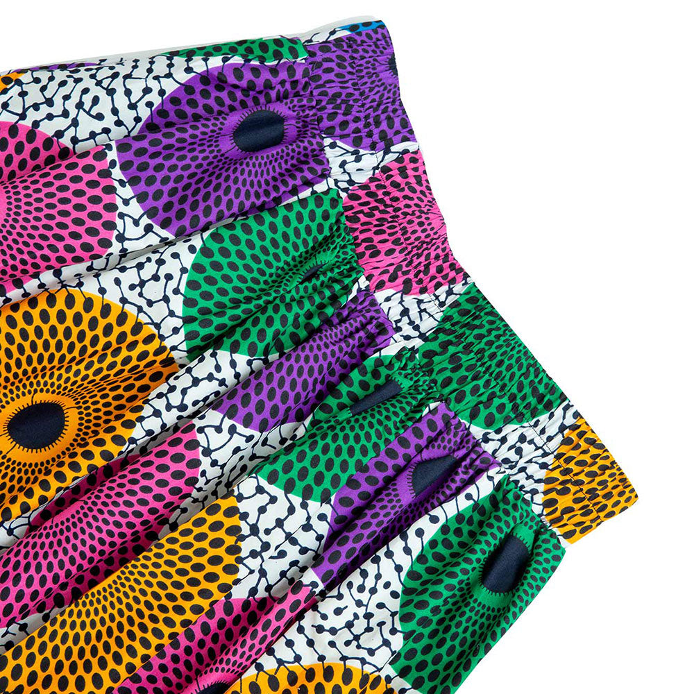 African Women Wax Print Maxi Skirt