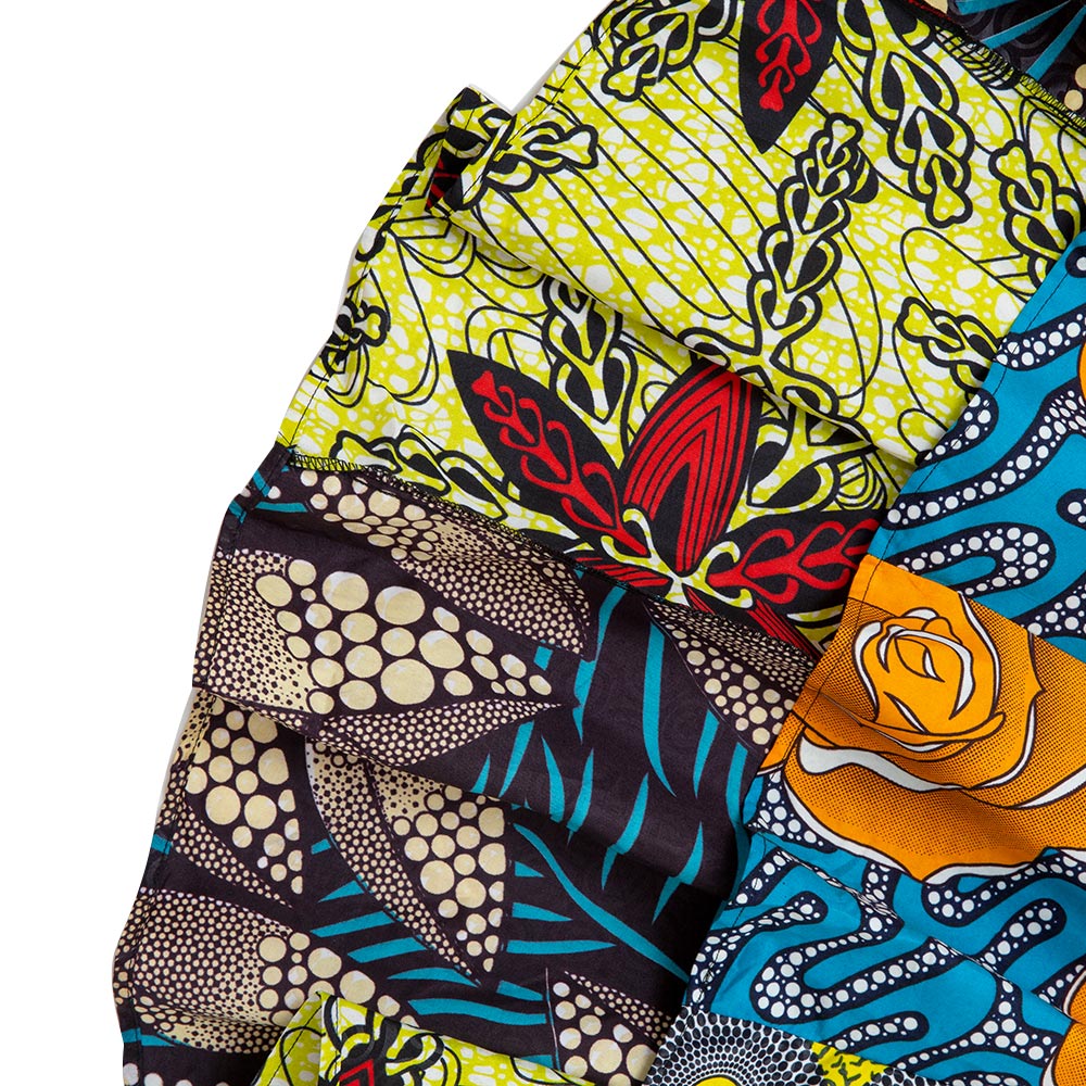 African Ankara Random Mix Wax Print Skirt