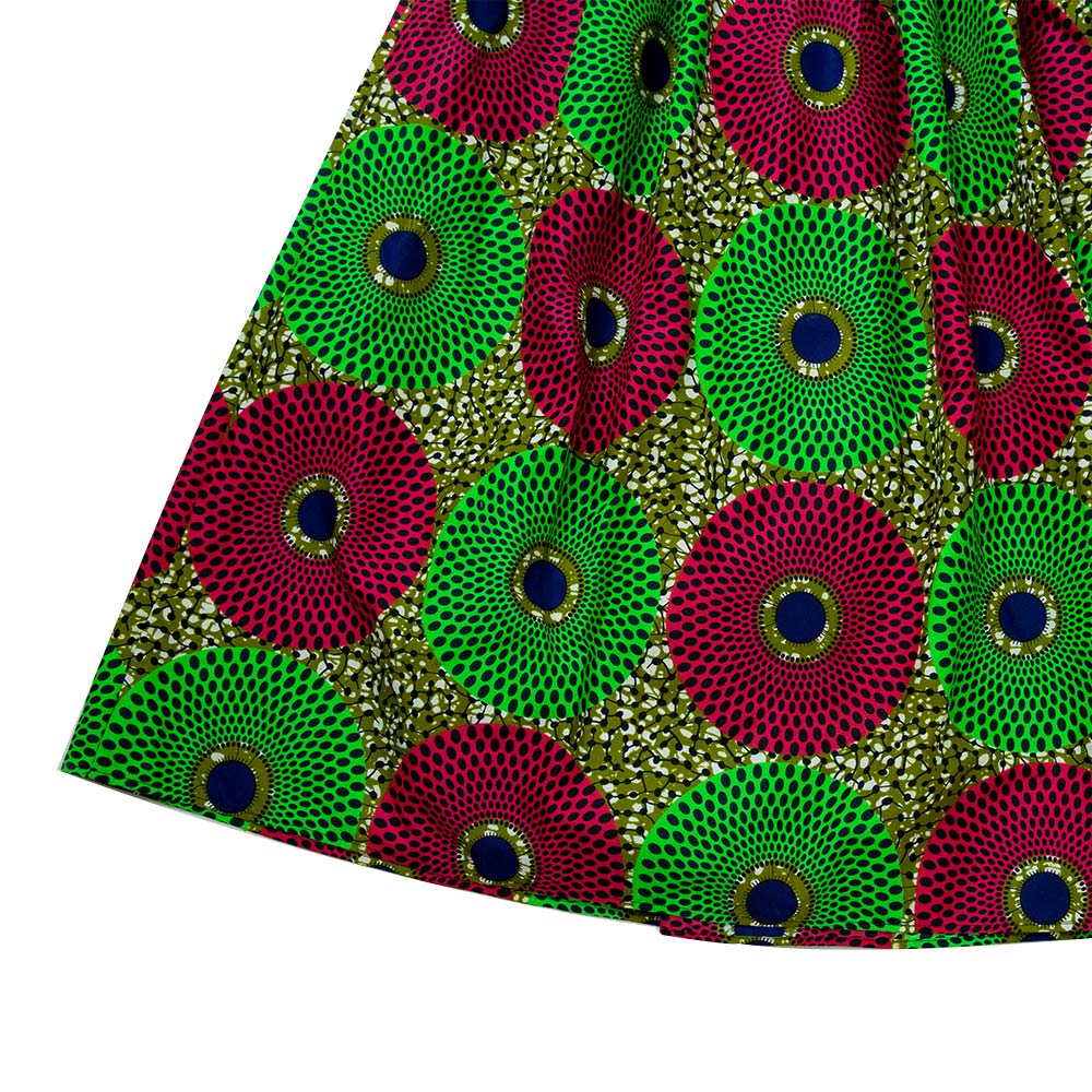 African Ankara Wax Print Onesize Long Skirt