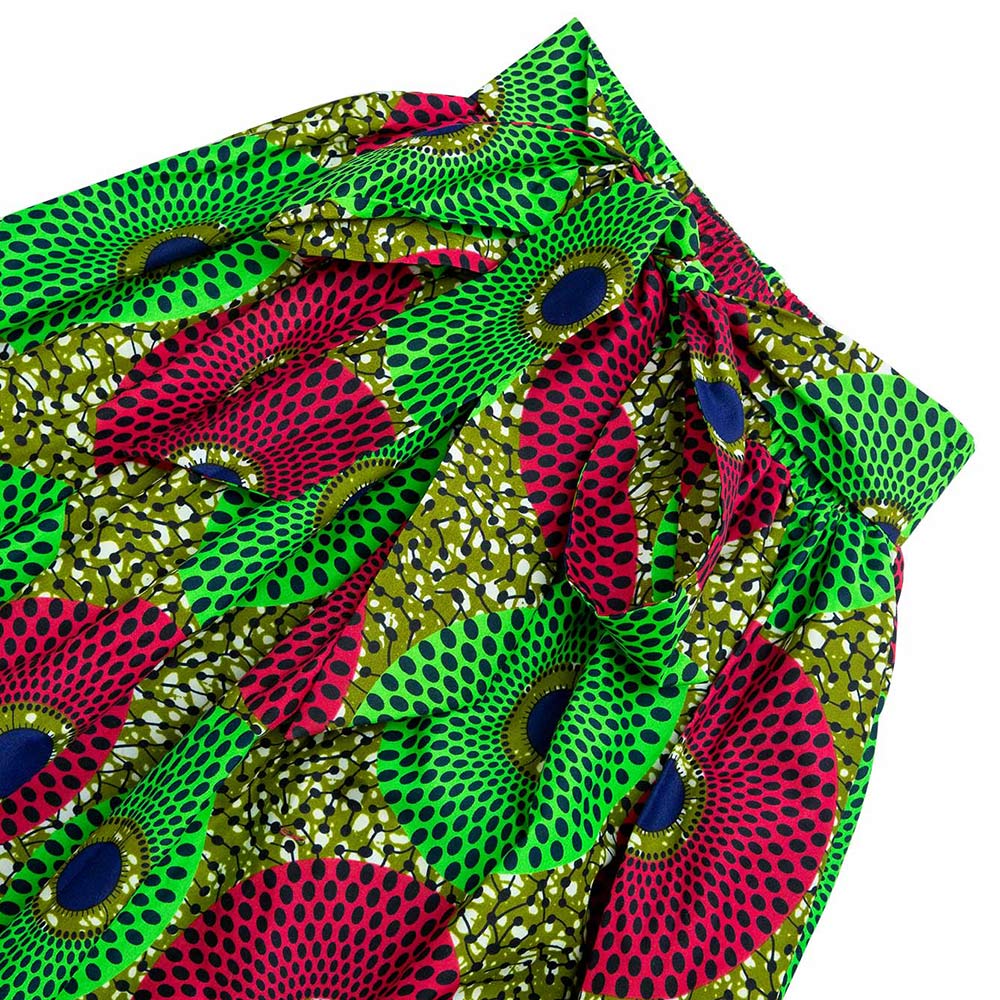 African Ankara Wax Print Onesize Long Skirt