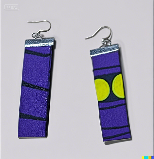 African ethnic ankara batik print fabric design earrings african ethnic women jewelry