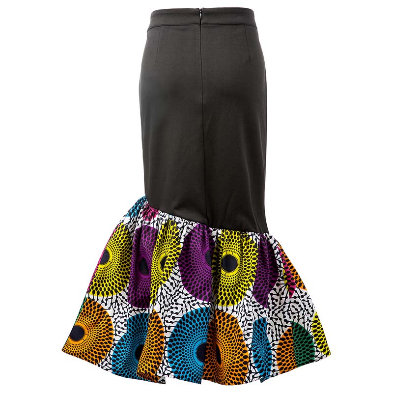 African Ankara Print Casual Skirt