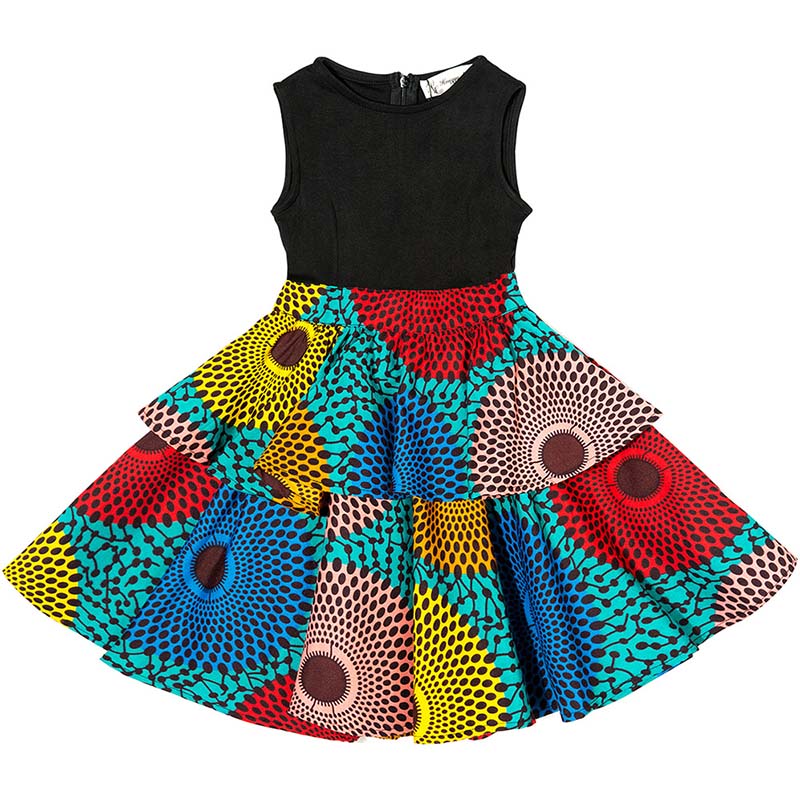 African Kids Clothing Ankara Print Dress