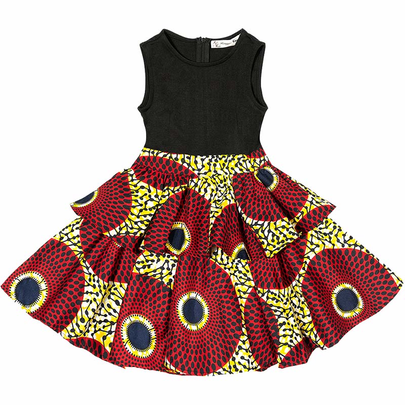 African Kids Clothing Ankara Print Dress