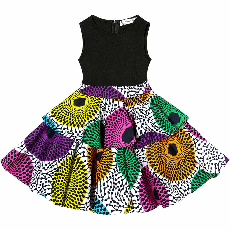 African Kids Clothing Ankara Print Dress