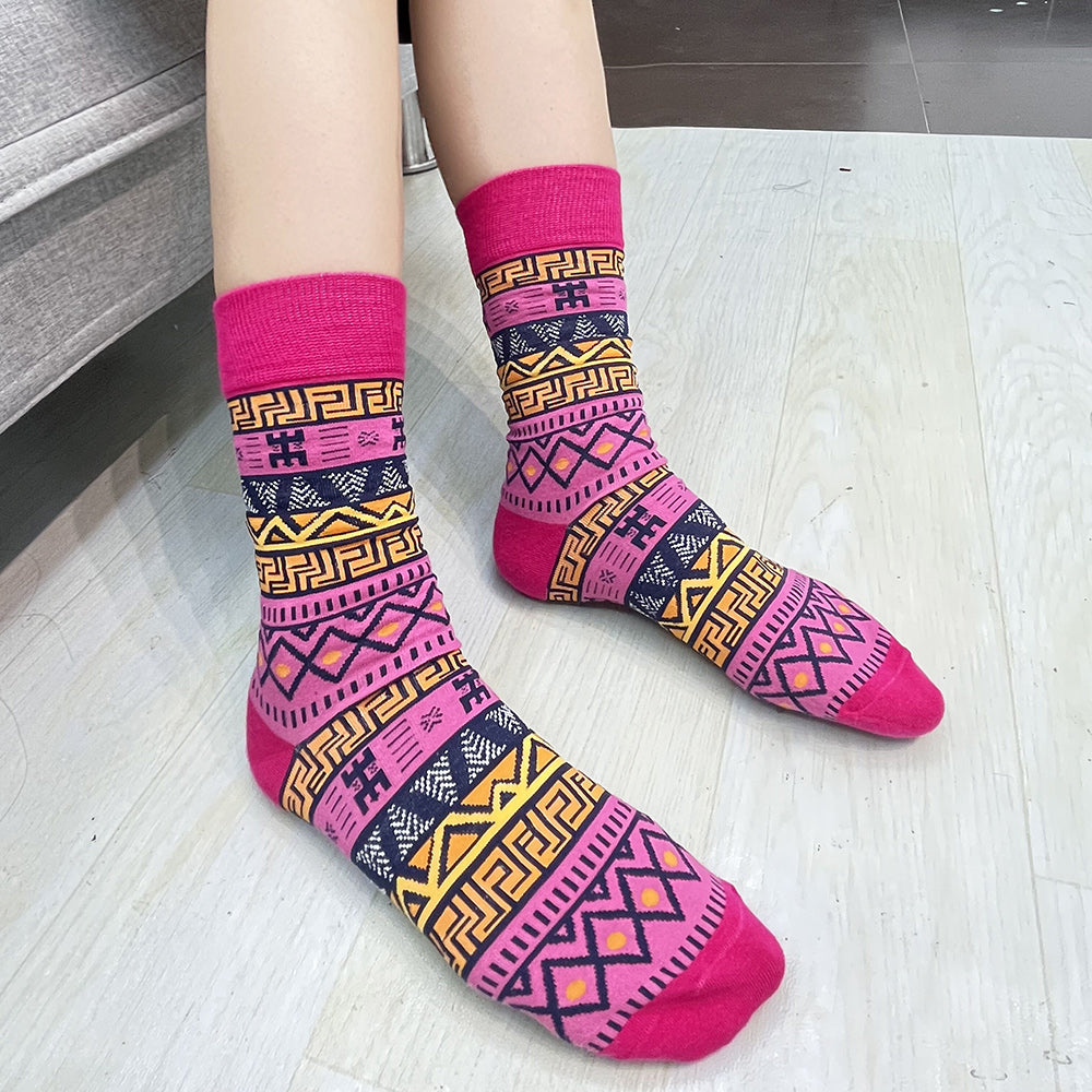 African Socks Ankara Print Unisex