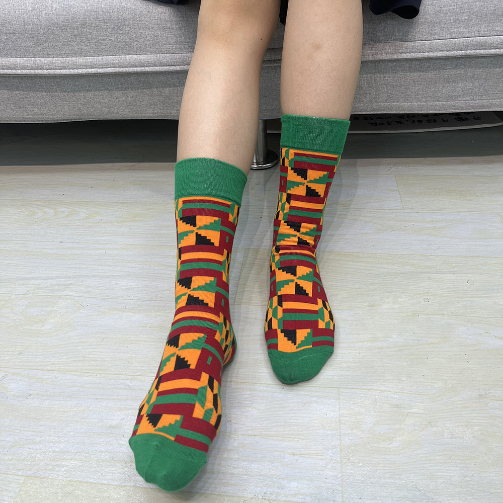 African Socks Ankara Print Unisex