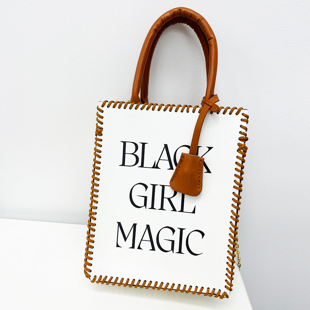 African Style Kente Print PU Leather Bag Making Kits DIY Knitting Crochet Bags
