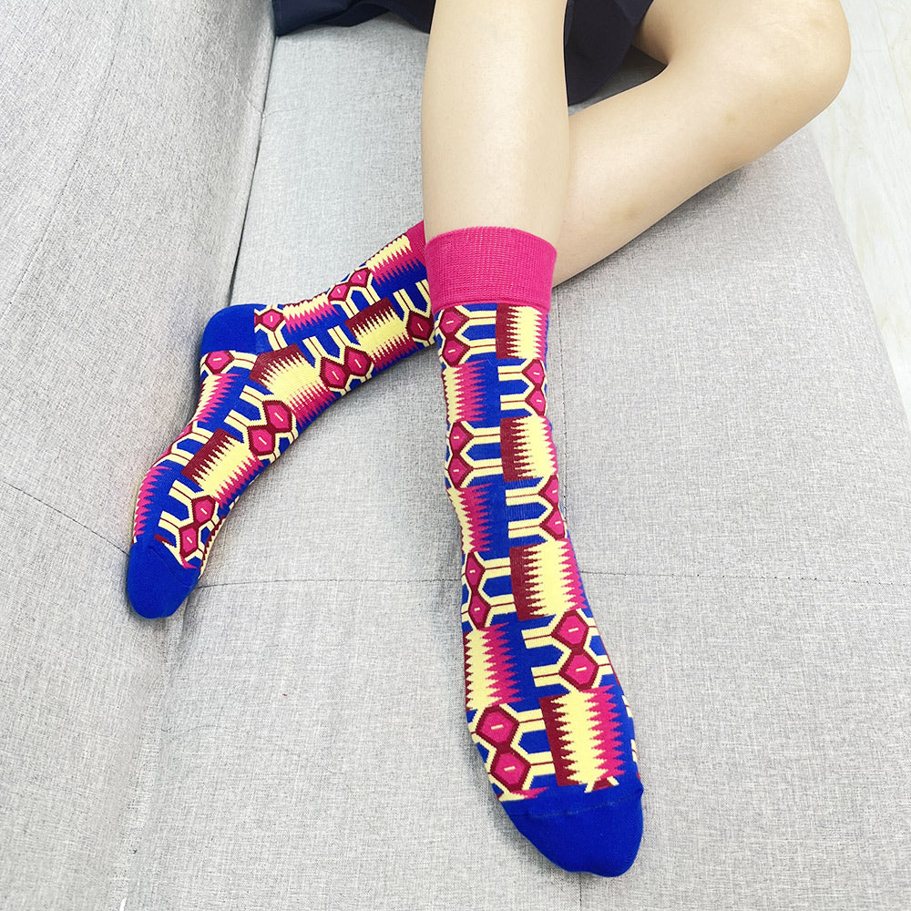 African Socks Ankara Print Unisex