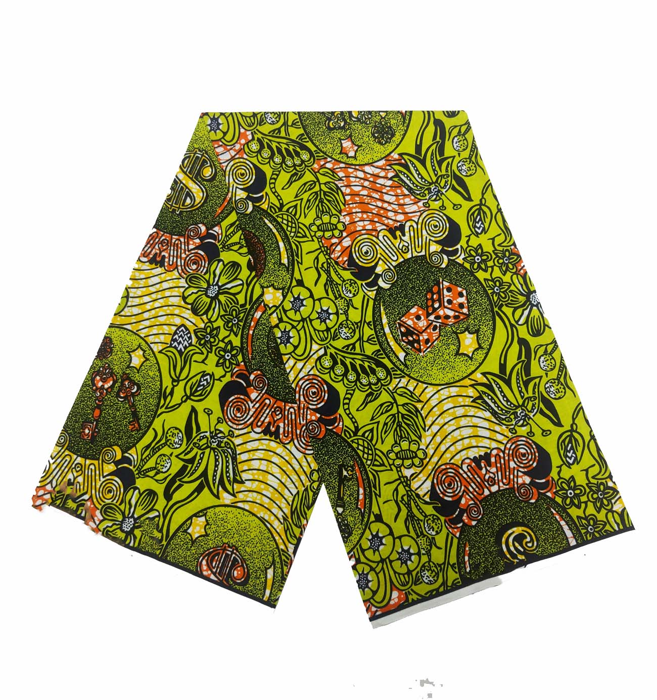 100% Cotton Fabric Holland Real Wax