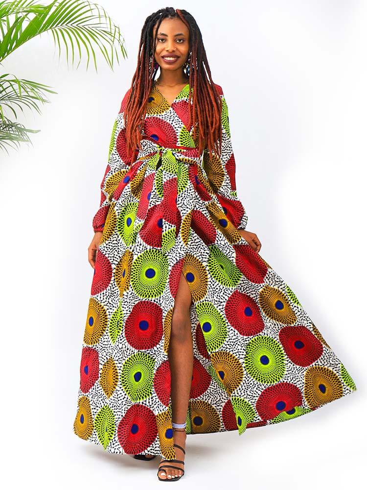 African Maxi Dresses Ankara Print