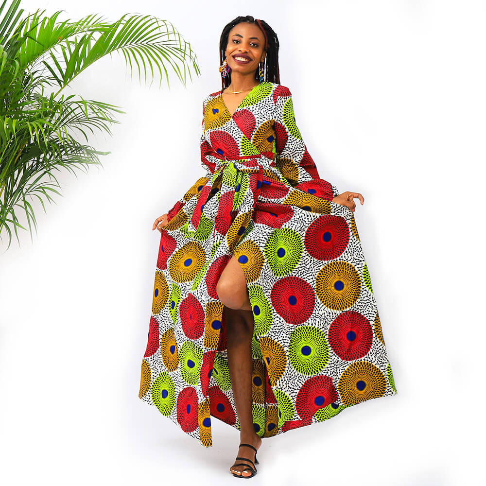 African Maxi Dresses Ankara Print