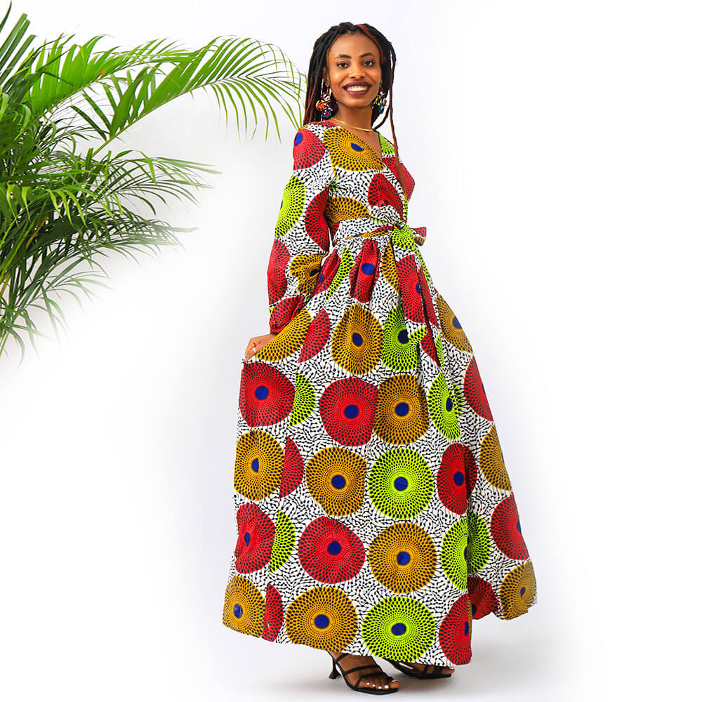 African Maxi Dresses Ankara Print