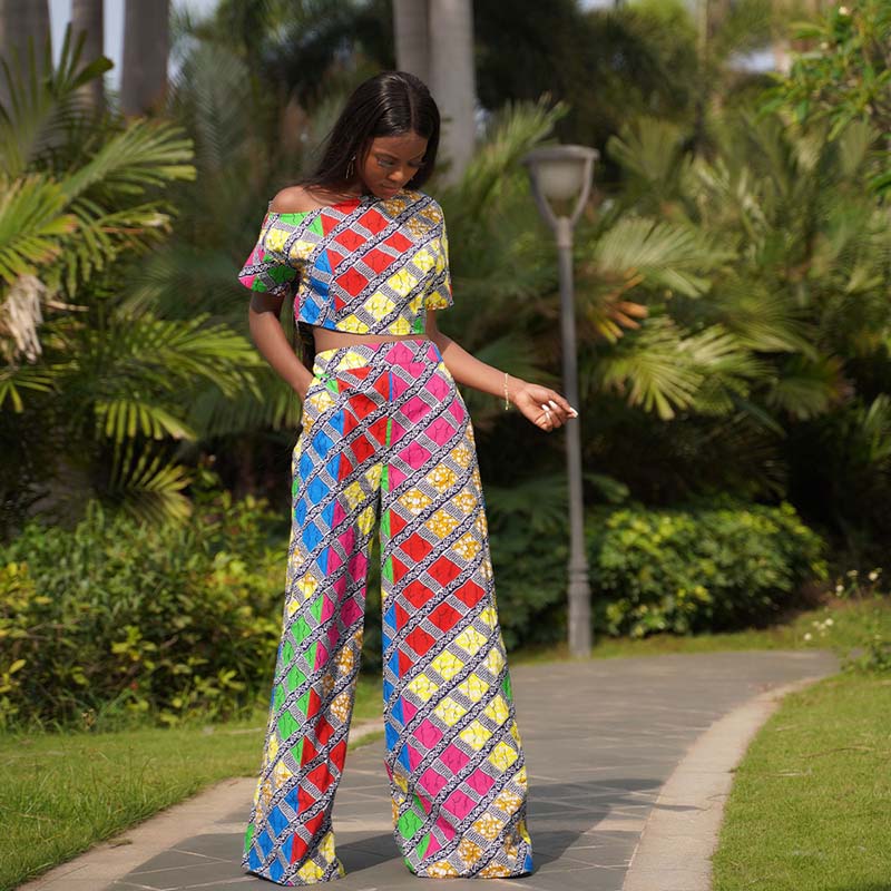 African print Ankara Two Piece Set