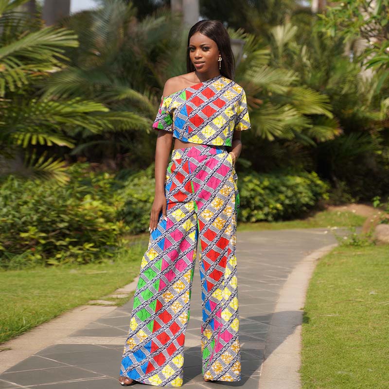 African print Ankara Two Piece Set