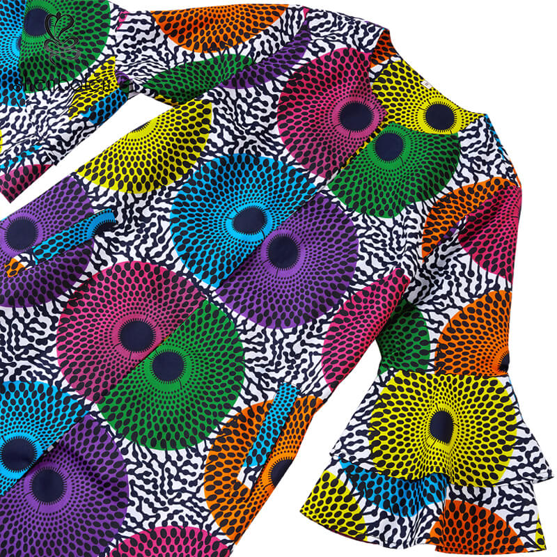 African Print midi Jacket S-4XL