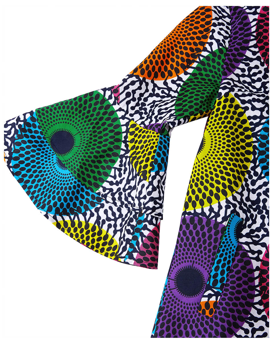African Print midi Jacket S-4XL