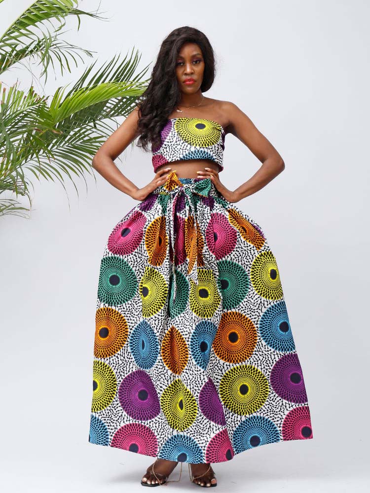African 2piece Skirt Set For Women