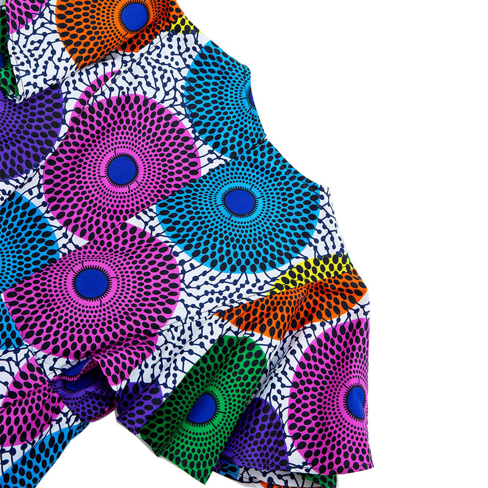 African Print Mini Dress