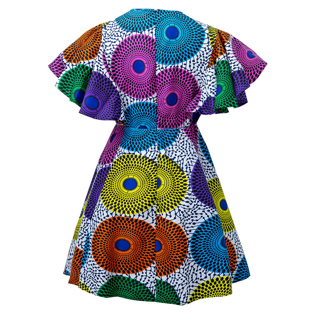 African Print Mini Dress