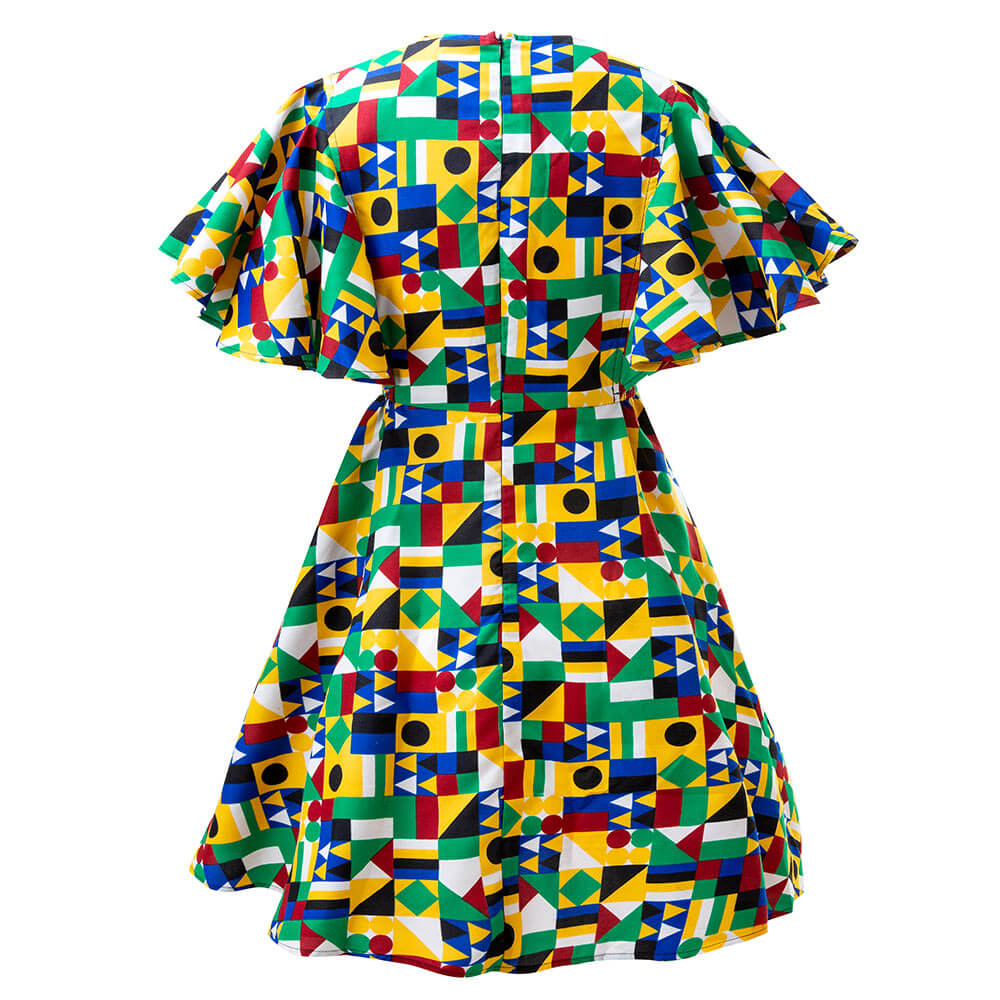African Ankara Print Dress