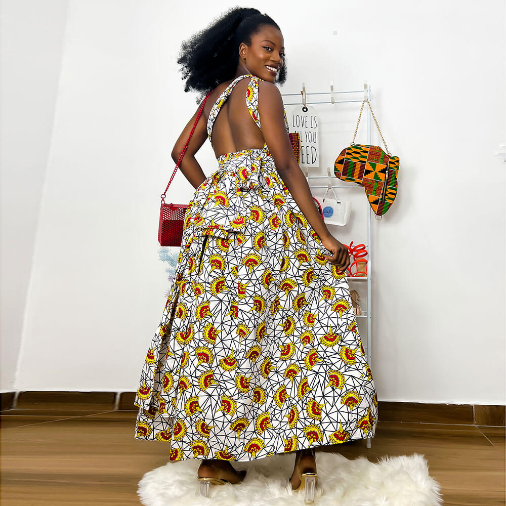 African Print infinity dresses for women