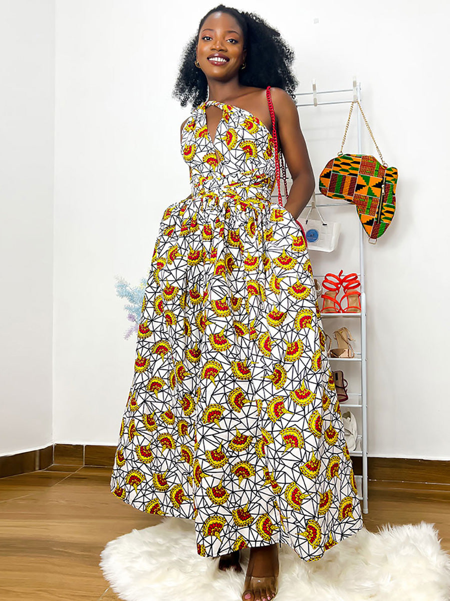 African Print infinity dresses for women