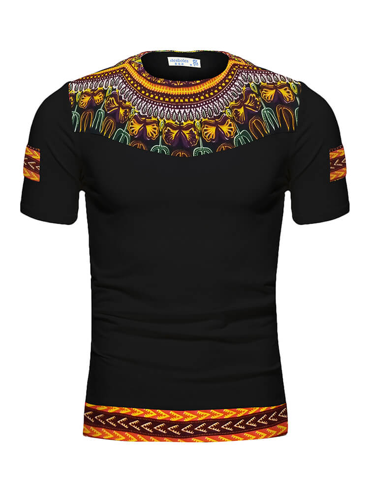 African Dashiki T-Shirt For Men