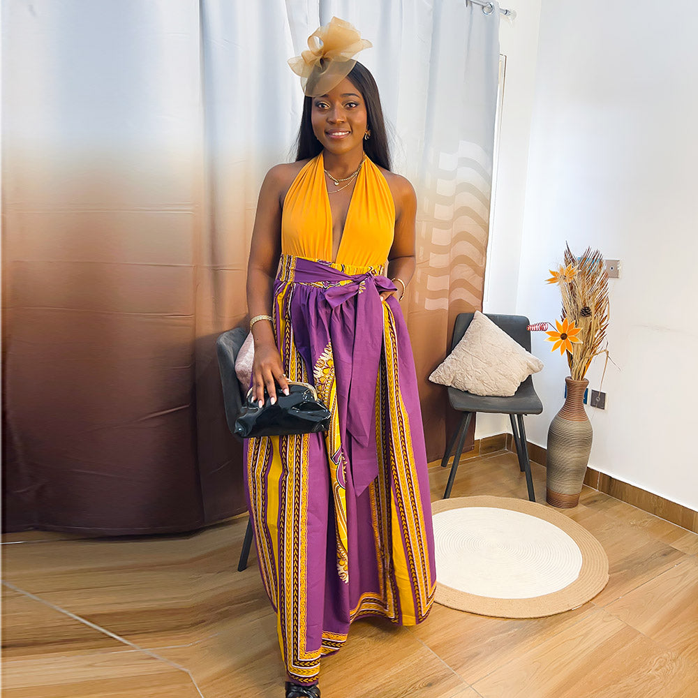 African Dashiki Maxi Skirt For Women