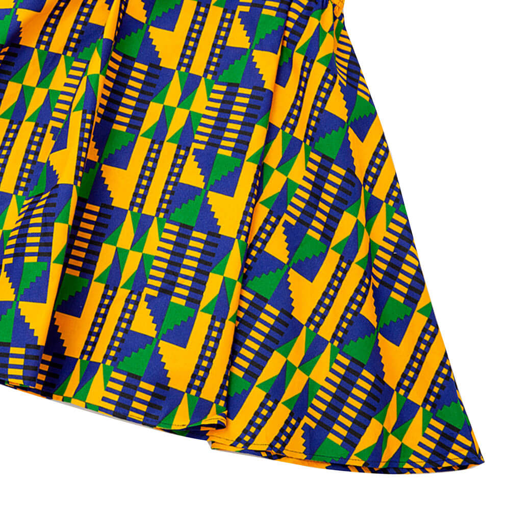 Women's African Kente Print Dress