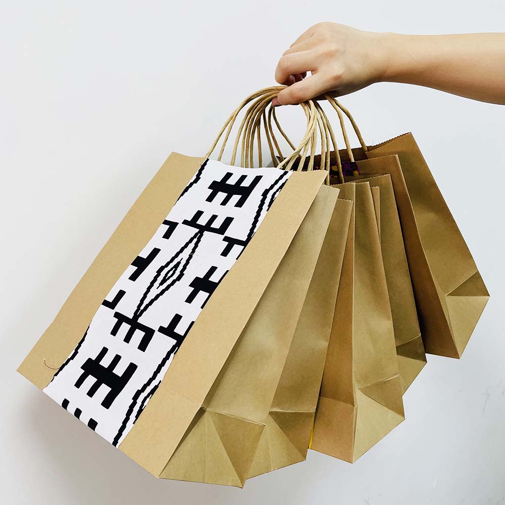 African Gift Ankara Style Paper Bag