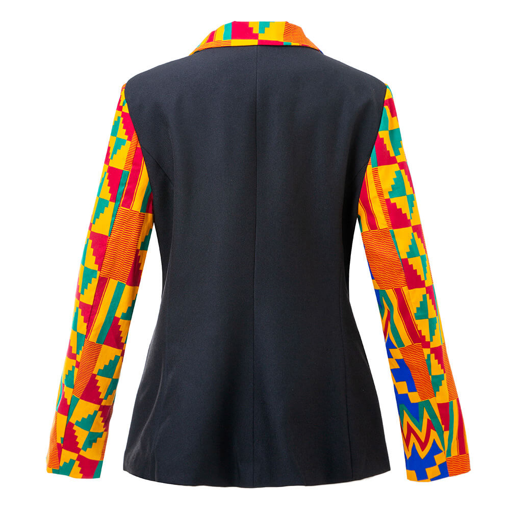 African Kente Print Jacket