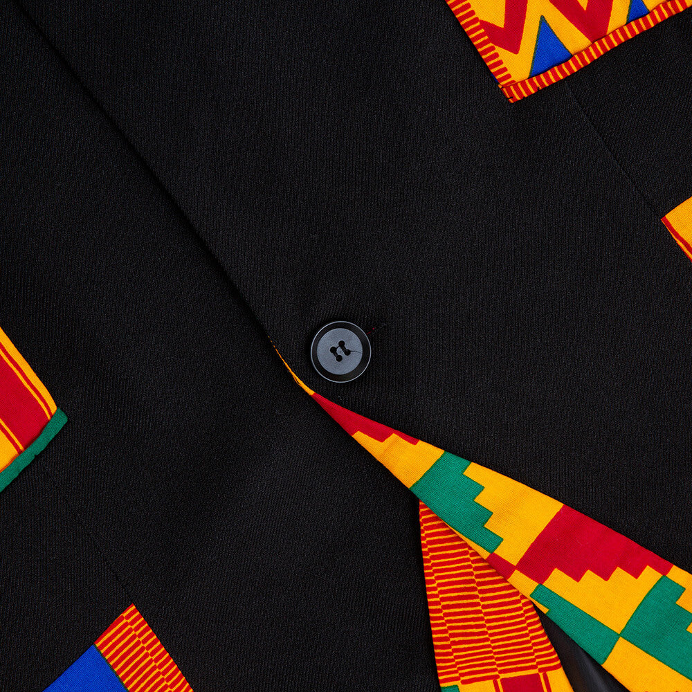 African Kente Print Jacket