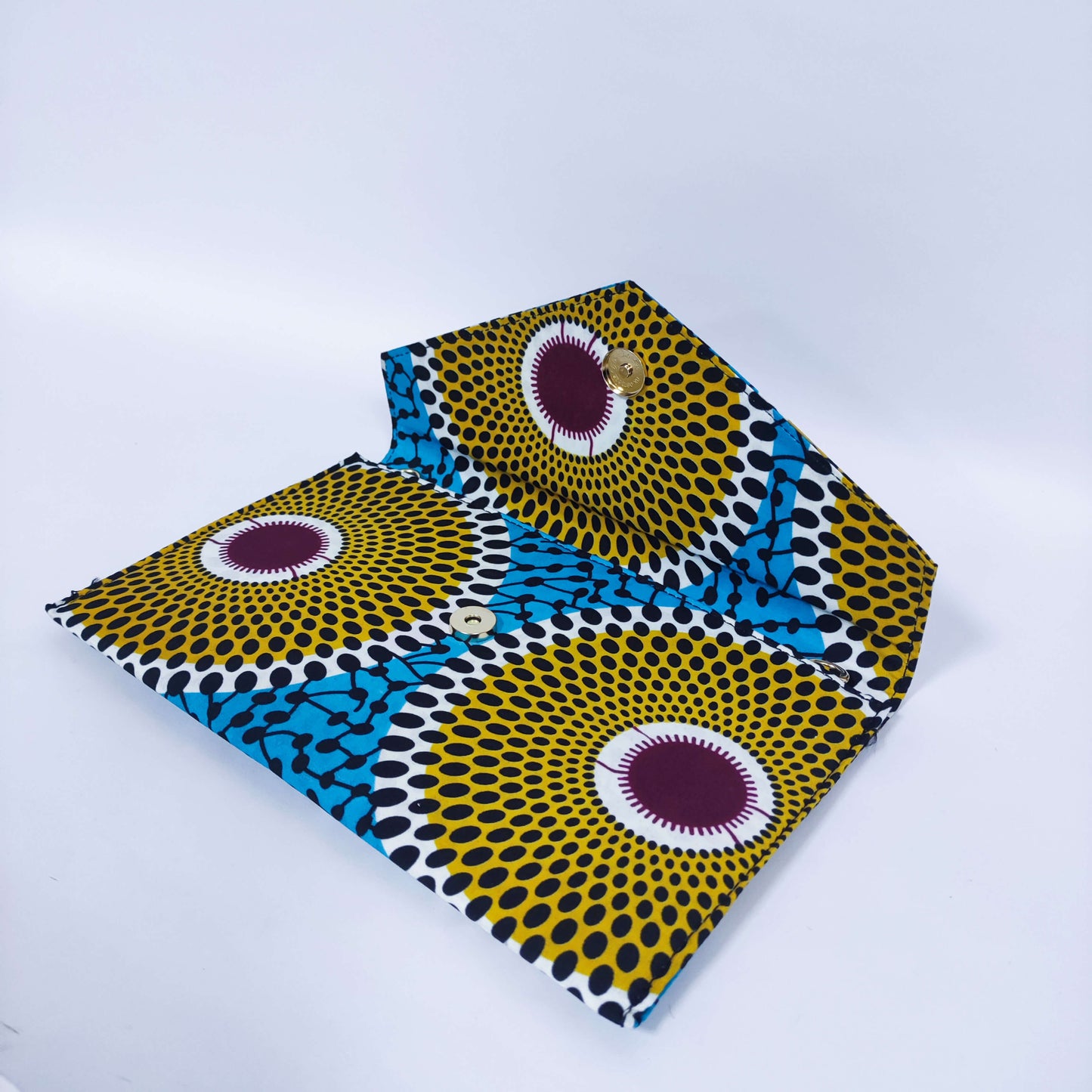 African Print Clutch Bag