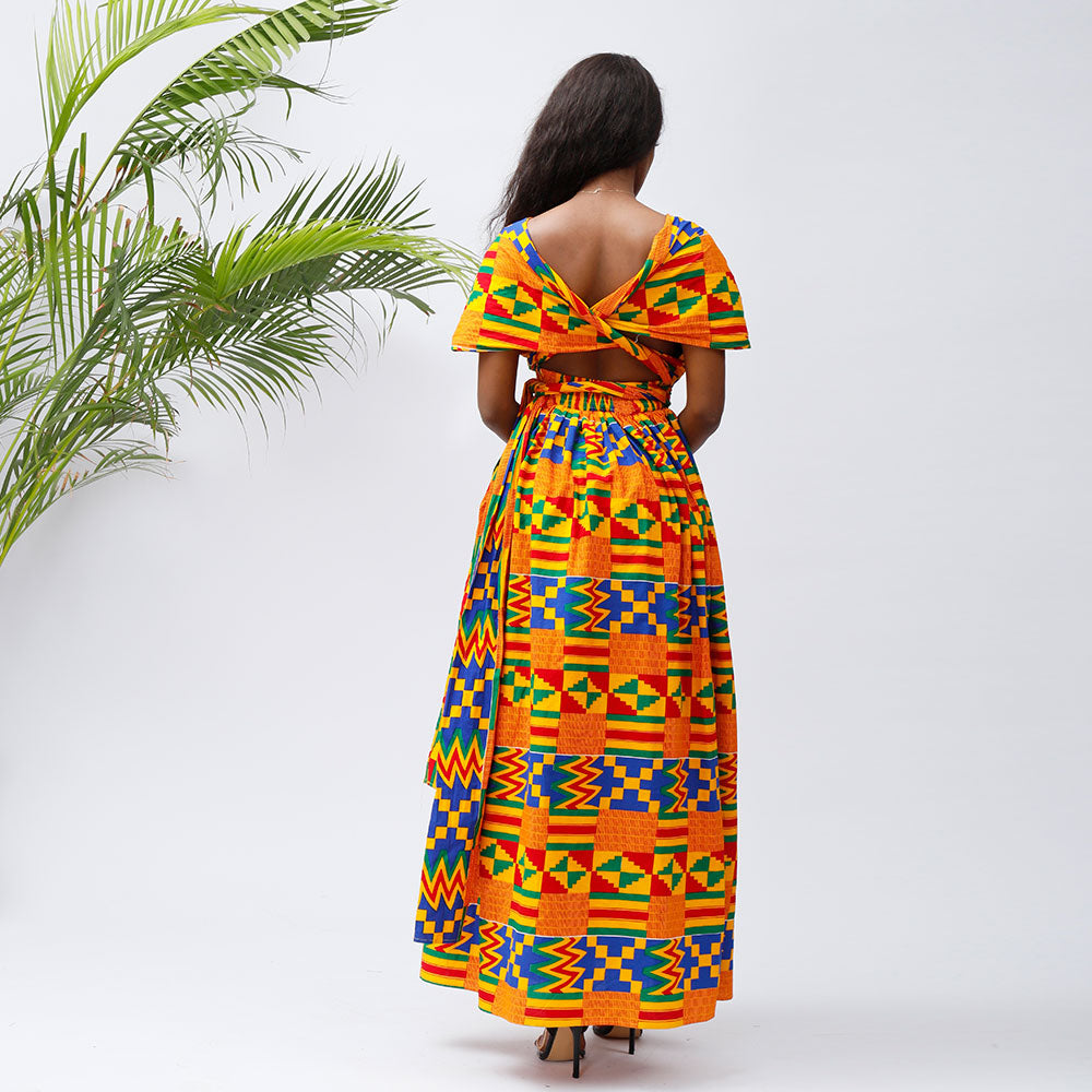 African Kente Dresses Infinity Design