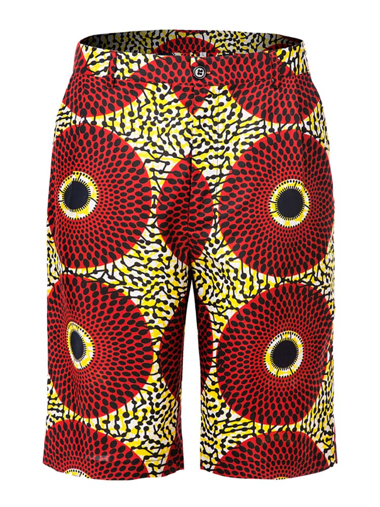 African Clothing Print Short For Men
