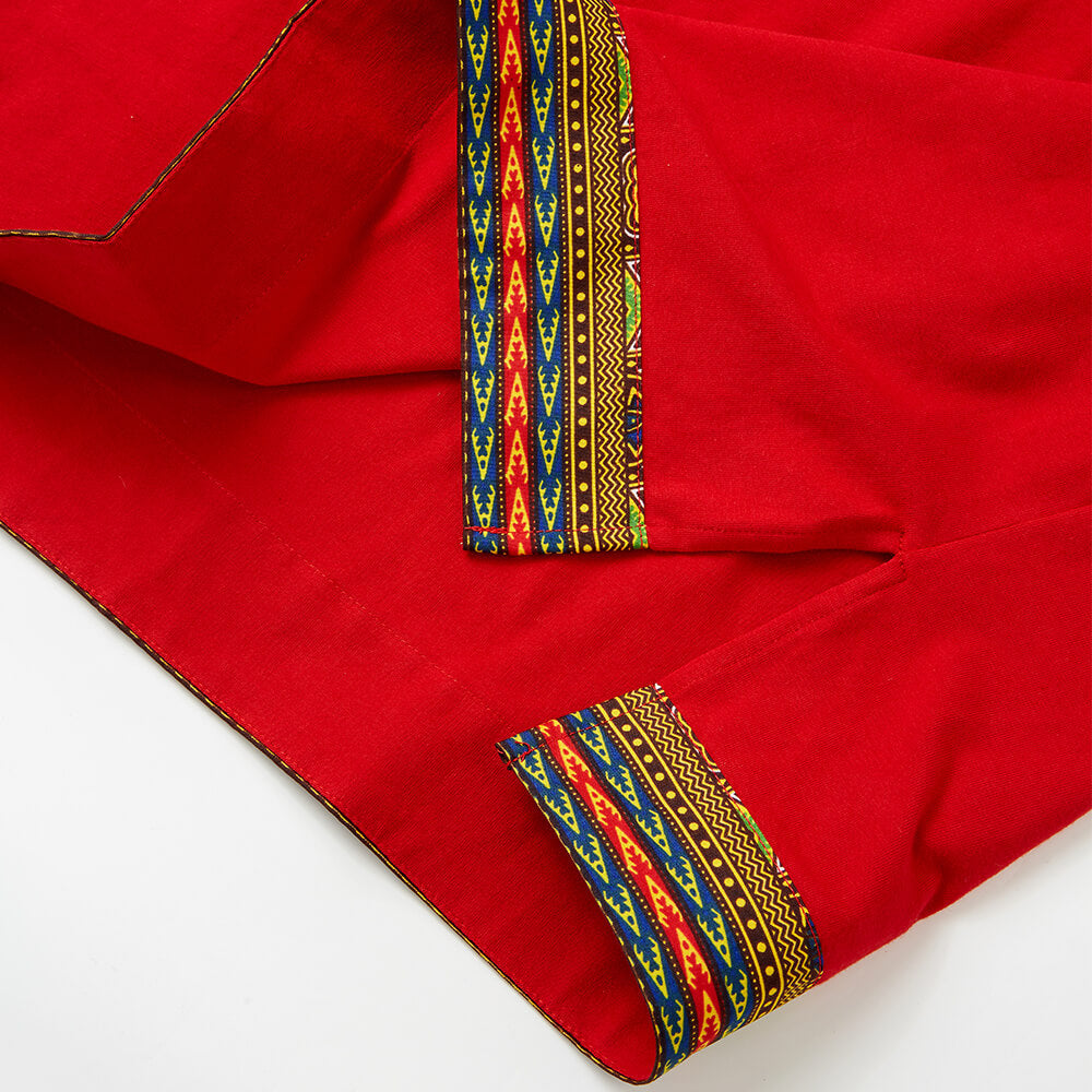Men's African Print Dashiki T-Shirt