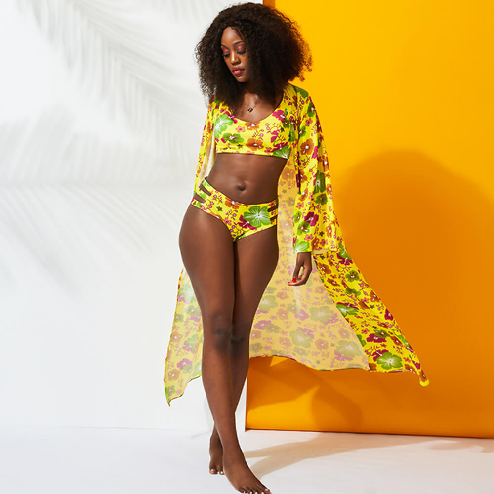 African Print Swimwear 2 Pieces