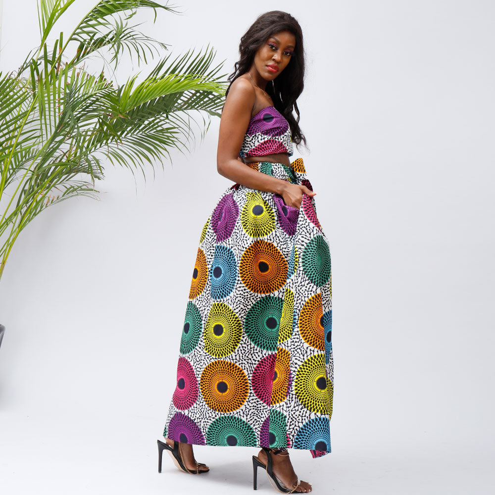 African 2piece Skirt Set For Women