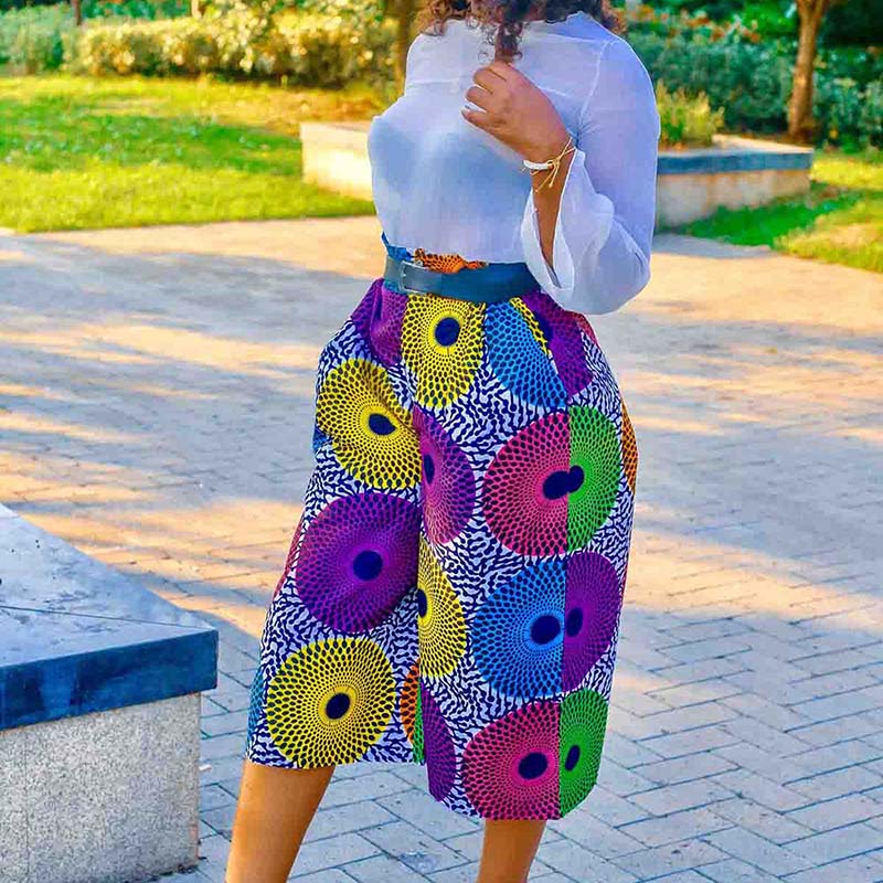 African Short Ankara Print Style – SHENBOLEN