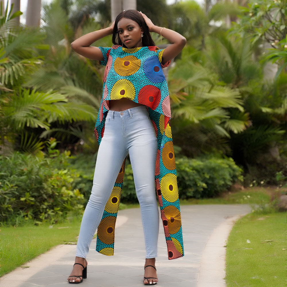 Ankara Print Top For Women Casual Wear