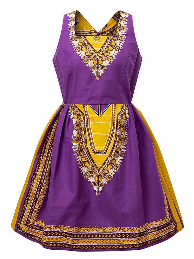 Plus Size African Dashiki Prints Dress For Women