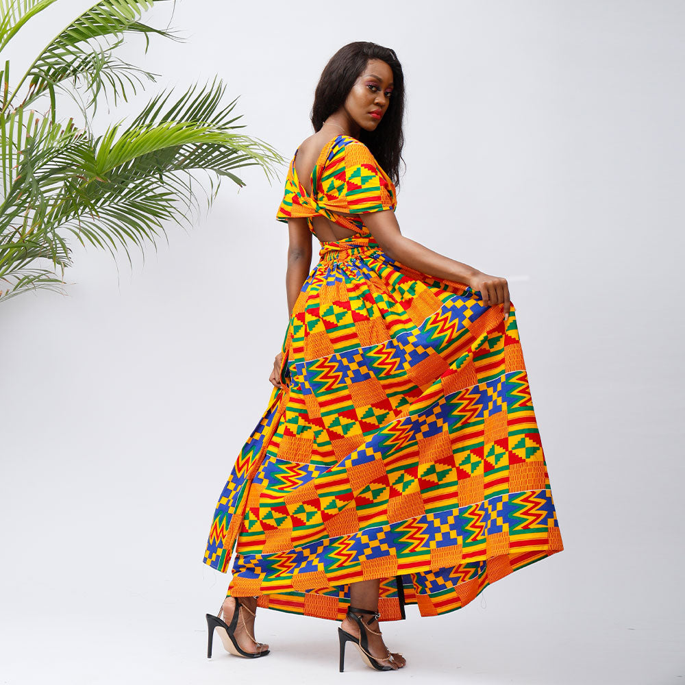 African Kente Dresses Infinity Design
