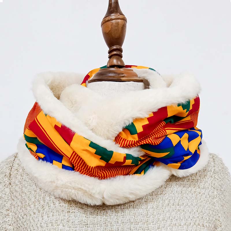 AFRICAN PRINT UNISEX INFINITY SCARF