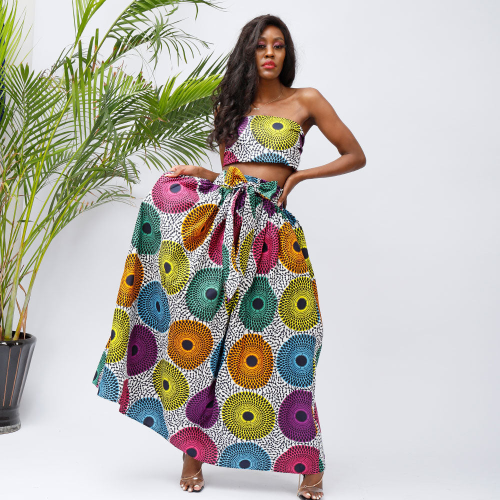African 2piece Skirt Set For Women
